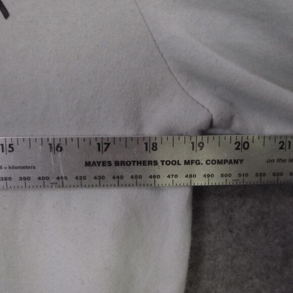 Aeropostale Hoodie Womens Medium White Zip Up Sweatshirt AERO 1987 Graphic - Picture 11 of 16